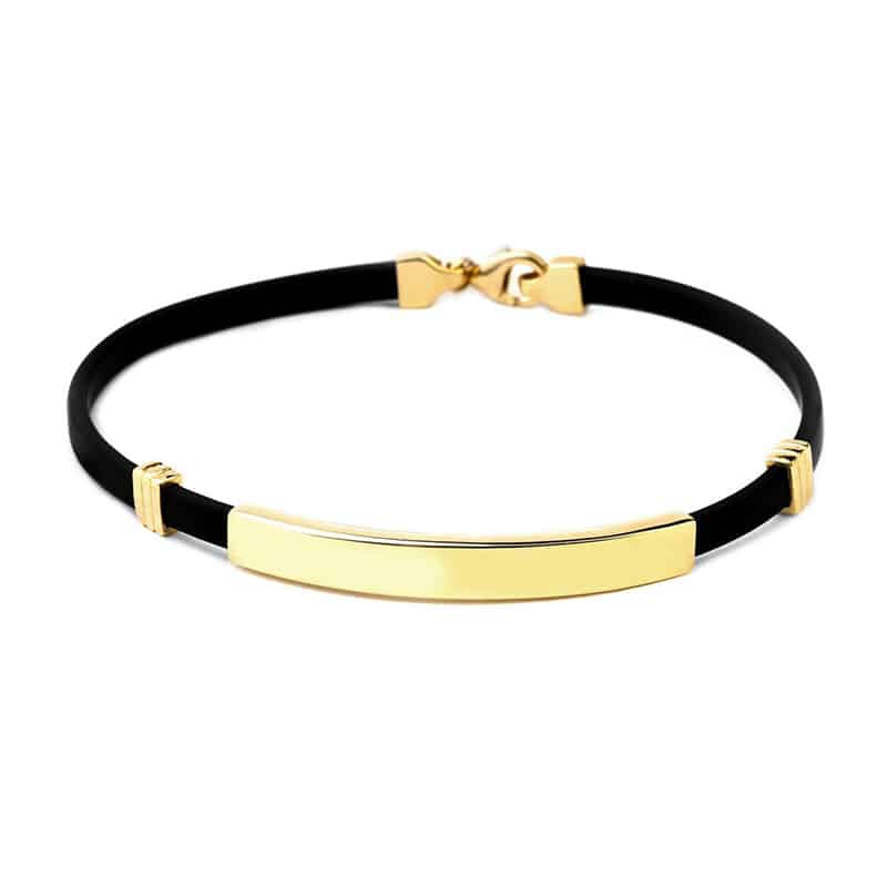 Bransoletka Golden EYE czarna i złota