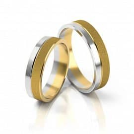 Obrączki mat Golden EYE