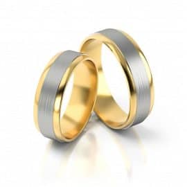 Obrączki Golden eye gladkie