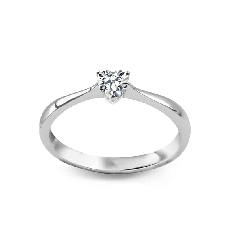 Pierścionek zaręczynowy klasyczny
