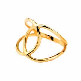 Pierścionek Golden EYE 4